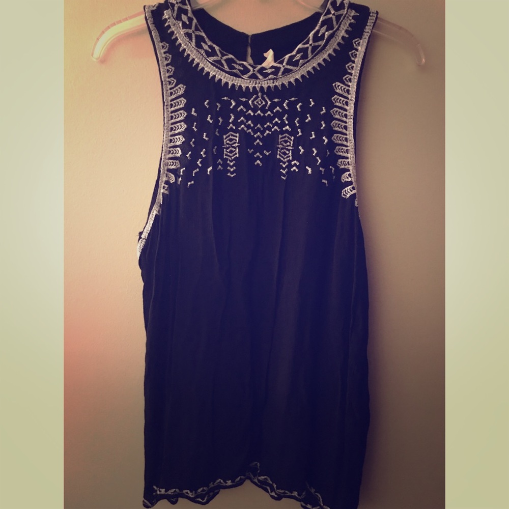 Aztec Design Tank Top